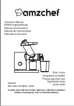 amzchef ZM1507 Instruction Manual preview