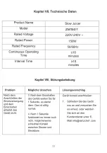 Preview for 33 page of amzchef ZM1507 Instruction Manual