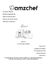 amzchef ZM1517 Instruction Manual preview