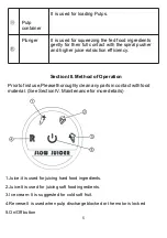 Preview for 9 page of amzchef ZM1517 Instruction Manual