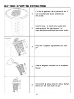 Предварительный просмотр 29 страницы amzchef ZM5003 User Manual