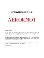 Anacortes Yacht Charters AEROKNOT Operation Manual preview