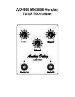 Preview for 1 page of Analog Devices AD-900 MN3008 Build Document