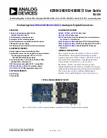 Предварительный просмотр 2 страницы Analog Devices AD6672 User Manual