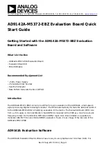 Analog Devices AD9142A-M5372-EBZ Quick Start Manual preview