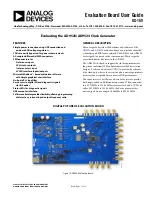 Предварительный просмотр 1 страницы Analog Devices AD9523 User Manual