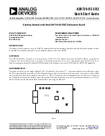 Analog Devices AD9739-R2-EBZ Quick Start Manual предпросмотр