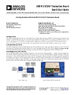 Preview for 1 page of Analog Devices AD9741 Quick Start Manual