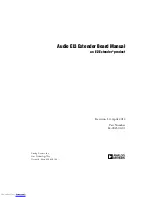 Analog Devices ADAU1761 Manual preview