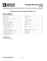 Preview for 2 page of Analog Devices ADAU1772 User Manual