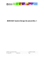 Analog Devices ADAV4601 System Design Document предпросмотр