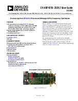 Preview for 1 page of Analog Devices ADF4355-2SD1Z User Manual