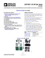 Preview for 1 page of Analog Devices ADF7030-1 EZ-KIT User Manual