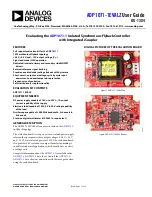 Предварительный просмотр 1 страницы Analog Devices ADP1071-1EVALZ User Manual