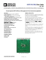 Analog Devices ADP5140-EVALZ User Manual предпросмотр