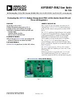 Preview for 1 page of Analog Devices ADP5350CP-EVALZ User Manual