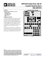 Preview for 1 page of Analog Devices ADP5520 Manual