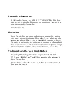 Preview for 2 page of Analog Devices ADSP-21479 EZ-Board Manual