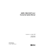 Предварительный просмотр 1 страницы Analog Devices ADSP-21992 EZ-KIT LITE System Manual