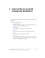 Предварительный просмотр 31 страницы Analog Devices ADSP-BF706 EZ-KIT Mini Manual