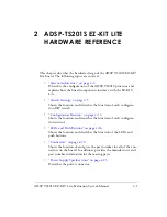 Preview for 37 page of Analog Devices ADSP-TS201S EZ-KIT Lite Manual