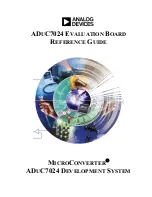 Предварительный просмотр 1 страницы Analog Devices ADuC7024 Reference Manual