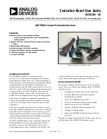 Preview for 1 page of Analog Devices ADXRS450 User Manual