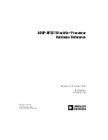 Analog Devices Blackfin ADSP-BF537 Hardware Reference Manual preview