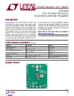 Preview for 1 page of Analog Devices DC1198B-A Demo Manual