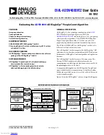 Analog Devices EagleEye EVAL-ADSW4000KTZ User Manual preview