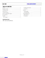 Preview for 2 page of Analog Devices EagleEye EVAL-ADSW4000KTZ User Manual