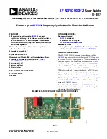 Analog Devices EV-ADF5356SD1Z User Manual preview