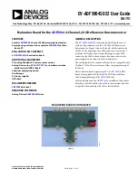 Предварительный просмотр 1 страницы Analog Devices EV-ADF5904SD2Z User Manual