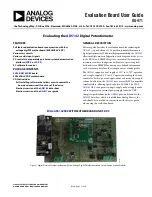 Analog Devices EVAL-AD5142DBZ User Manual preview