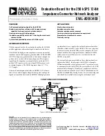 Preview for 1 page of Analog Devices EVAL-AD5934EB Preliminary Technical Data