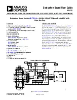 Предварительный просмотр 1 страницы Analog Devices EVAL-AD7176-2SZD User Manual