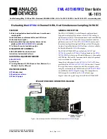 Предварительный просмотр 1 страницы Analog Devices EVAL-AD7386FMCZ User Manual