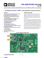 Предварительный просмотр 1 страницы Analog Devices EVAL-ADAQ23875FMCZ User Manual