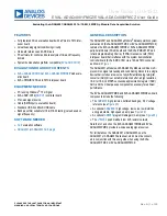 Preview for 1 page of Analog Devices EVAL-ADAQ4001FMCZ User Manual
