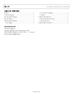 Предварительный просмотр 2 страницы Analog Devices EVAL-ADF4156EBZ1 User Manual