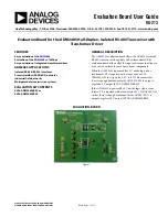 Preview for 1 page of Analog Devices EVAL-ADM2485EB3Z User Manual