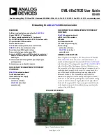 Предварительный просмотр 1 страницы Analog Devices EVAL-ADuC7026 User Manual