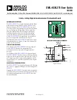 Analog Devices EVAL-ADXL375 User Manual предпросмотр