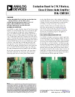 Analog Devices EVAL-SSM2306 Manual preview