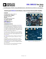 Analog Devices EVAL-SSM3525Z User Manual предпросмотр