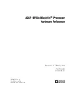 Предварительный просмотр 1 страницы Analog Devices EZ-KIT Lite ADSP-BF506F Hardware Reference Manual