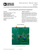 Analog Devices iCoupler ADuM5010EBZ User Manual preview