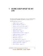 Preview for 25 page of Analog Devices Lite ADSP-BF527 EZ-KIT Manual