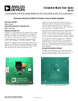 Preview for 1 page of Analog Devices SSM2317 User Manual