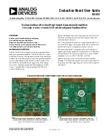 Предварительный просмотр 1 страницы Analog Devices UG-082 User Manual